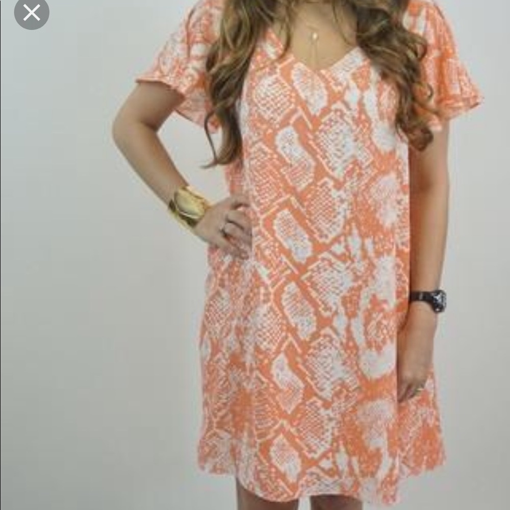 Buddy Love snake skin dress